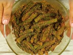 Crispy Andhra Bhindi Crispy Andhra Bhindi