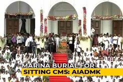 Thousands At Karunanidhi Farewell, Burial Site Row In Court Thousands At Karunanidhi Farewell, Burial Site Row In Court