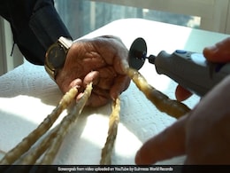 Watch: Indian Man With The World's Longest Nails Cuts Them After 66 Years Watch: Indian Man With The World's Longest Nails Cuts Them After 66 Years