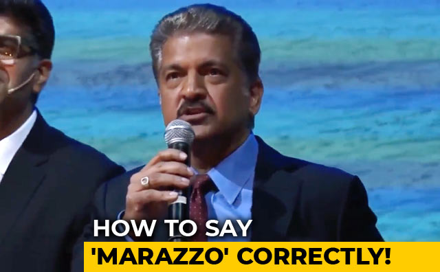 Mahindra Tells You How To Say 'Marazzo' Correctly!