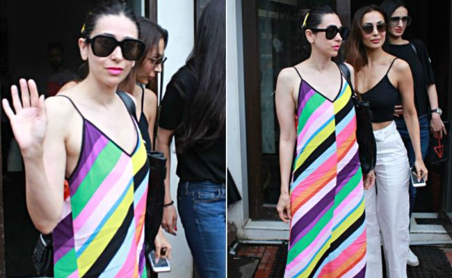 Karisma Kapoor's Rainbow Dress Goes Perfectly With Rainy Days