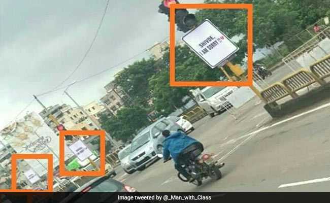 "I Am Sorry" Banners By Boyfriend In Maharashtra Locality Upset Police