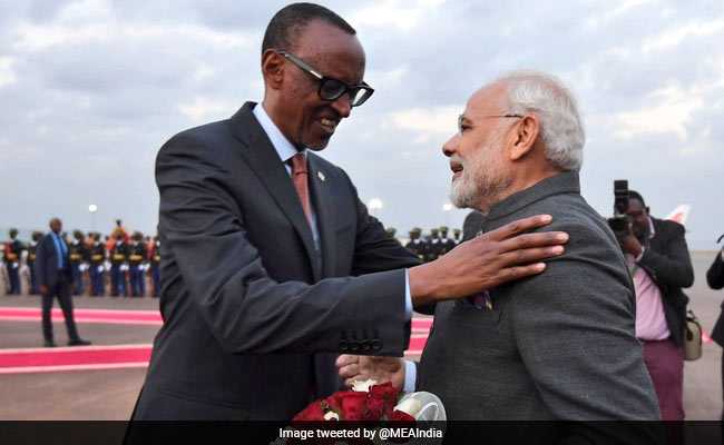 PM Modi Becomes First Indian Prime Minister To Visit Rwanda