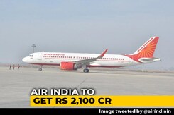 Air India To Get Rs. 2,100 Crore From Government: Report Air India To Get Rs. 2,100 Crore From Government: Report