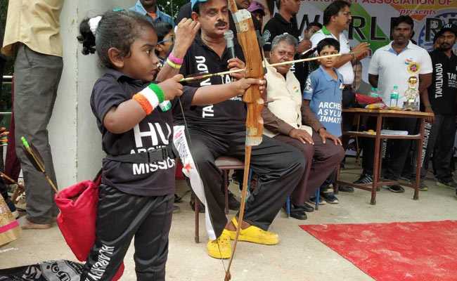 3-Year-Old Chennai Girl Shoots 1,111 Arrows For Guinness World Record