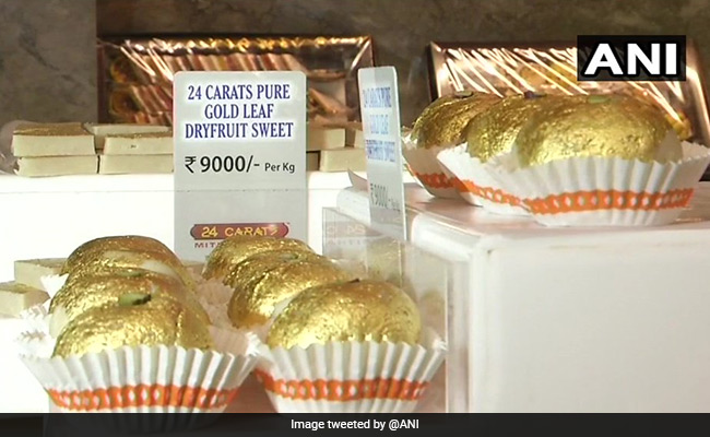 At Rs 9,000 Per Kilo, <i>Mithai</i> From This Surat Shop Is Literally 24-Karat