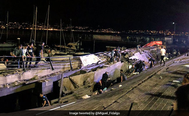 Hundreds Injured As Spanish Festival Platform Collapses Into Sea