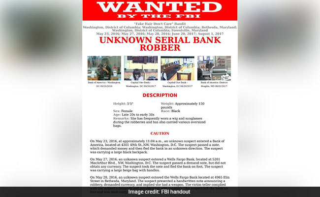 FBI Offers Reward For The 'Fake Hair Don't Care Bandit'