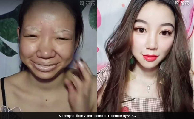 Viral: Makeup Video Transformation Will Leave You Stunned. See The Trick