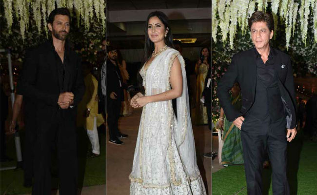 Shah Rukh Khan, Hrithik Roshan, Katrina Kaif Add Stardust to Poorna Patel's Reception Ceremony