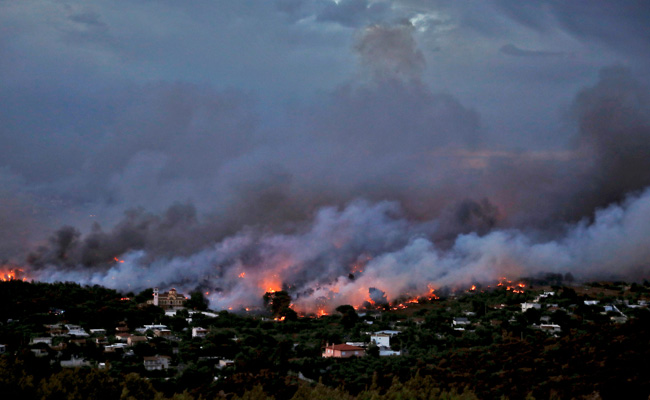 Unable To Escape, Families Die In Embrace As Greece Wildfire Kills 60