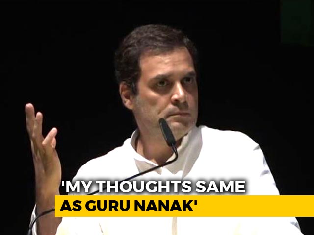 In Germany, Rahul Gandhi Says His Thoughts Inspired By Guru Nanak