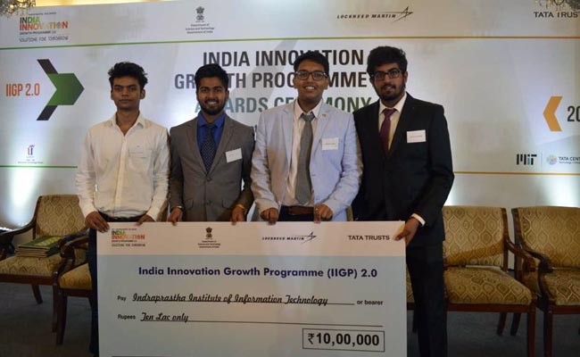 IIIT Delhi Students Bag Rs 10 Lakh Funding For Innovation