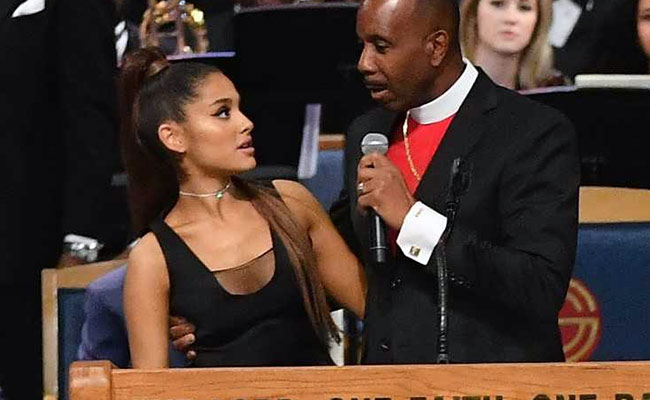 "Maybe I Was Too Friendly": Bishop On "Groping" Ariana Grande At Funeral