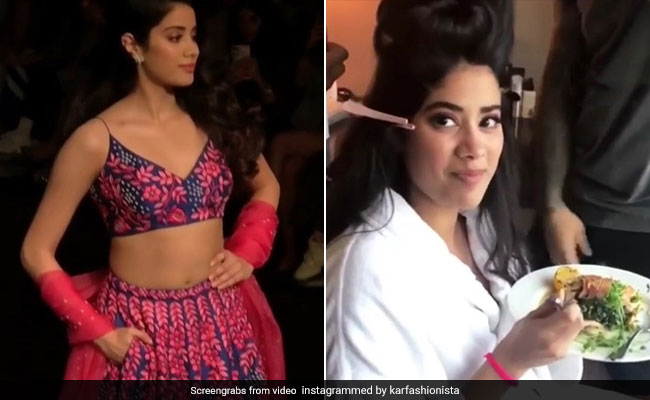 जाह्नवी कपूर पहली बार बनीं शो स्टॉपर, लेकिन उससे पहले वायरल हो गया ये Funny Video