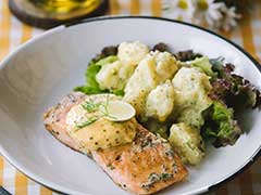 Seared Salmon in Tabasco Butter