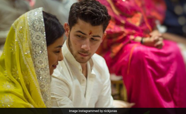 Dressed In Their Indian Best, Priyanka Chopra And Nick Jonas Had Us At Hello