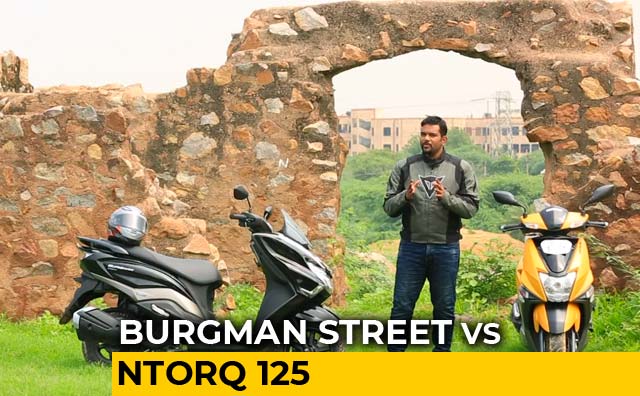 Comparison: Suzuki Burgman Street vs TVS NTorq 125