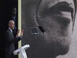 "I Believe In Mahatma Gandhi's Vision": Obama In Nelson Mandela Tribute "I Believe In Mahatma Gandhi's Vision": Obama In Nelson Mandela Tribute