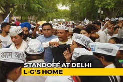 AAP Holds Massive Protest Outside Lt Governor's House AAP Holds Massive Protest Outside Lt Governor's House