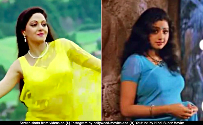 Sridevi, Always And Forever: 9 Iconic Sarees, From <i>Chandni's</i> White Chiffon To <i>Mr India's</i> Blue