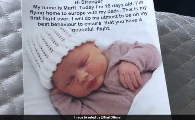 Dads Of Newborn Hand Out Goodie Bags To Co-Passengers On 10-Hour Flight