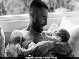First Pic: Meet Behati Prinsloo And Adam Levine's Daughter Gio First Pic: Meet Behati Prinsloo And Adam Levine's Daughter Gio