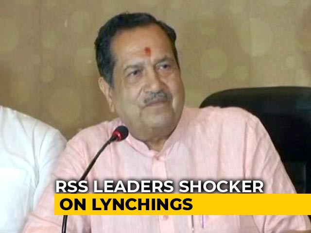 "Mob Killings Will End If Sin Of Cow Killing Is Stopped": RSS Leader