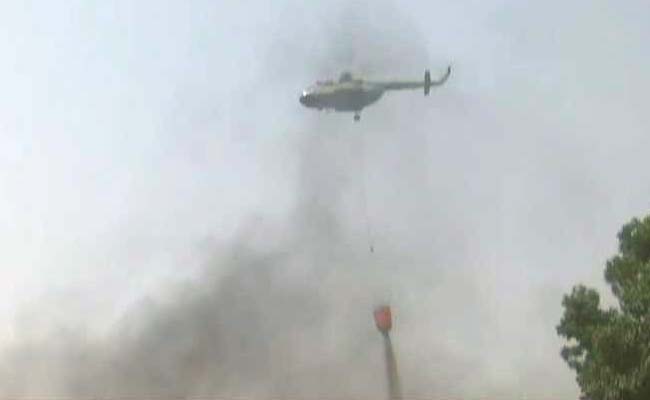 Massive Fire In Delhi's Malviya Nagar Put Out, With Help From Air Force