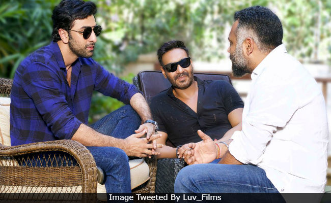 Amidst Ajay Devgn Death Hoax, A Pic Of Him With Ranbir Kapoor And Luv Ranjan Surfaced On The Internet
