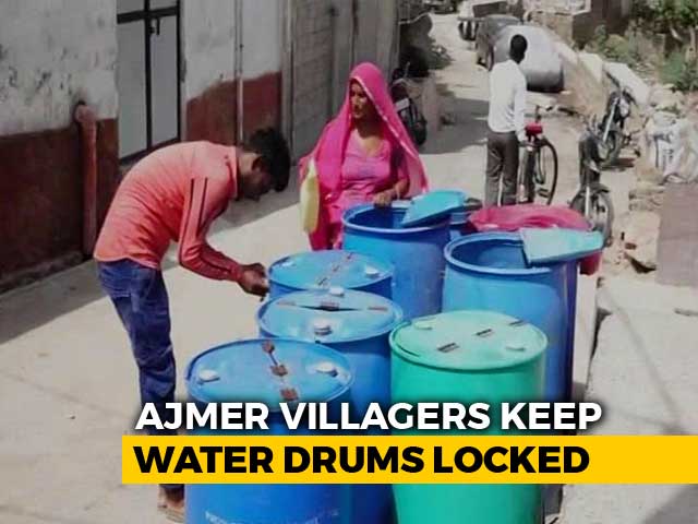 Water Crisis Deepens, Residents Lock Containers In This Rajasthan Village