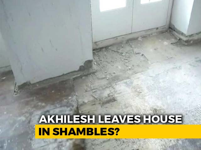 UP Bungalow Vacated By Akhilesh Yadav Shows Damage, Blame Game Follows