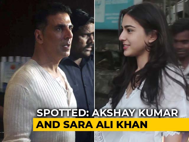 Celeb Spotting: Akshay Kumar, Sara Ali Khan & Others
