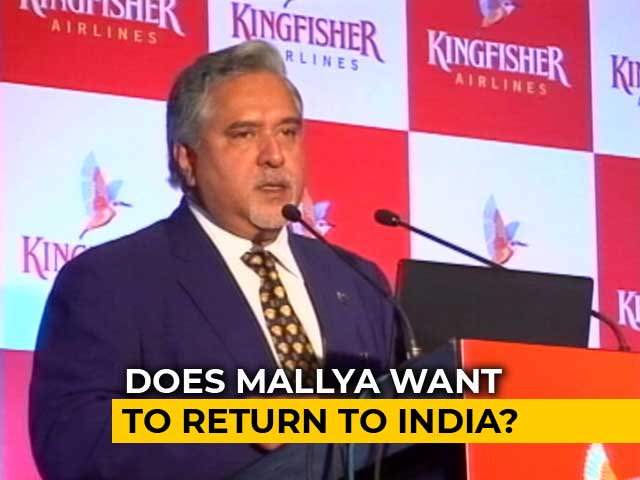 Vijay Mallya Willing To Come Back To India: Reports