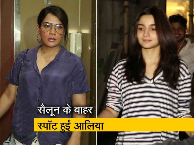 स्पॉट हुईं आलिया भट्ट और ऋचा चड्ढा