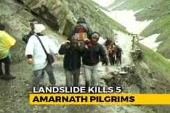 5 Dead After Landslide On Route To Amarnath Shrine In Jammu And Kashmir 5 Dead After Landslide On Route To Amarnath Shrine In Jammu And Kashmir