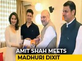 Video : Amit Shah Meets Ratan Tata, Madhuri Dixit