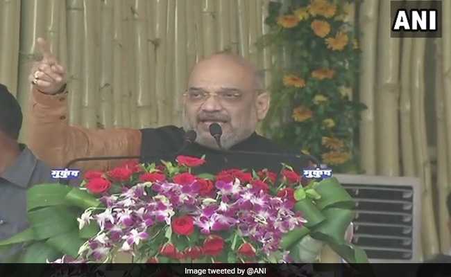 Amit Shah Attacks Congress' "Dismal" Performance, Targets 65 Seats In Chhattisgarh