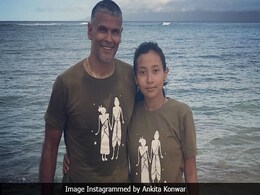 Milind Soman And Ankita Konwar Twinning In Statement Tees Couldn't Get Any Cooler Milind Soman And Ankita Konwar Twinning In Statement Tees Couldn't Get Any Cooler