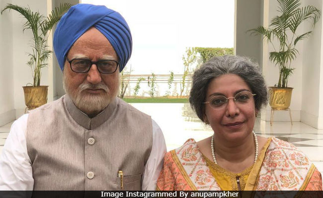 <i>The Accidental Prime Minister</i>: Anupam Kher Introduces The Actress Who Plays Manmohan Singh's Wife