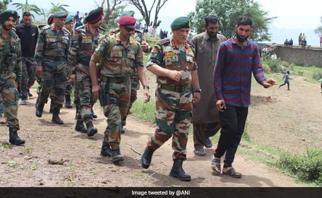 General Bipin Rawat Visits Jammu And Kashmir, Meets Aurangzeb's Family