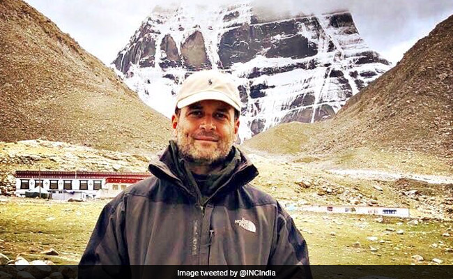 First Pics Of Rahul Gandhi From Kailash-Mansarovar. And Proof On Fitbit