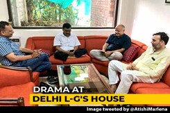 Arvind Kejriwal On Protest Again, This Time In Lt Governor's Waiting Room Arvind Kejriwal On Protest Again, This Time In Lt Governor's Waiting Room