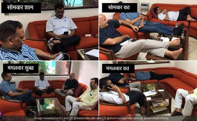 LIVE: दिल्‍ली सरकार के धरने का तीसरा दिन, सत्‍येंद्र जैन के बाद मनीष सिसोदिया भी अनिश्चितकालीन अनशन पर बैठे