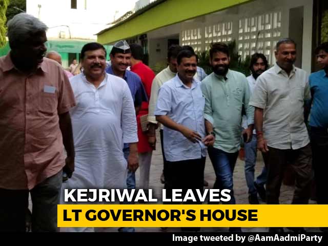 Arvind Kejriwal Leaves Lt Governor's House, Delhi Deadlock Ends