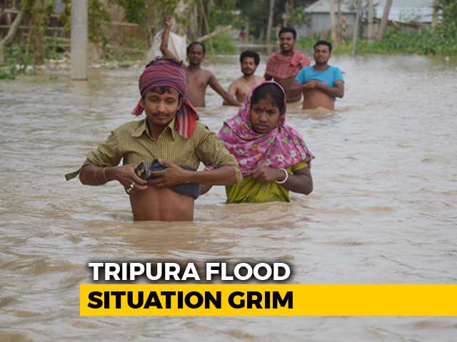 Over 3,600 People Rescued From Flood-Hit Tripura, Assam