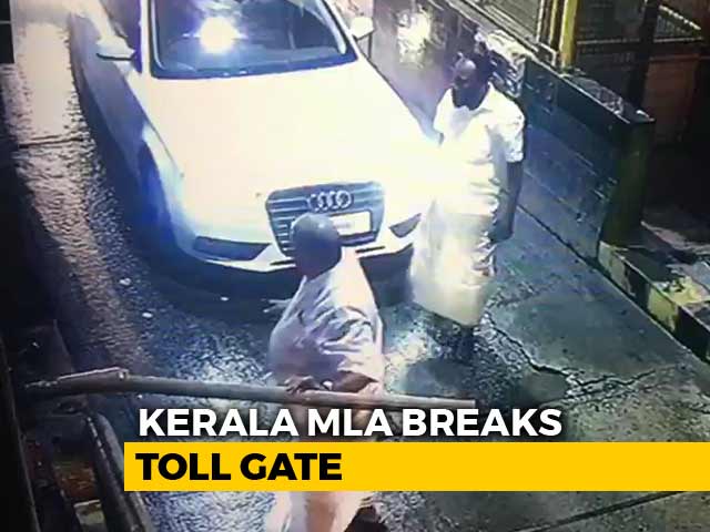 Made To Wait At Toll Plaza, Kerala Lawmaker Loses Cool, Breaks Barricade