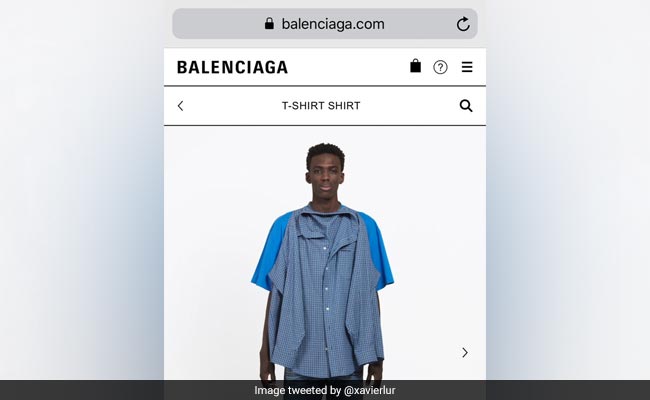 Shirt Or T-Shirt? Luxury Label Balenciaga Trolled For Bizarre Garment