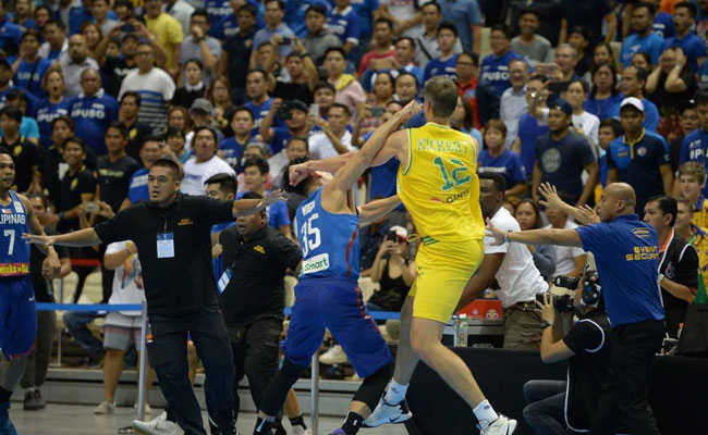 Australia, Philippines Basketball Teams Exchange Punches, Kicks In Brawl