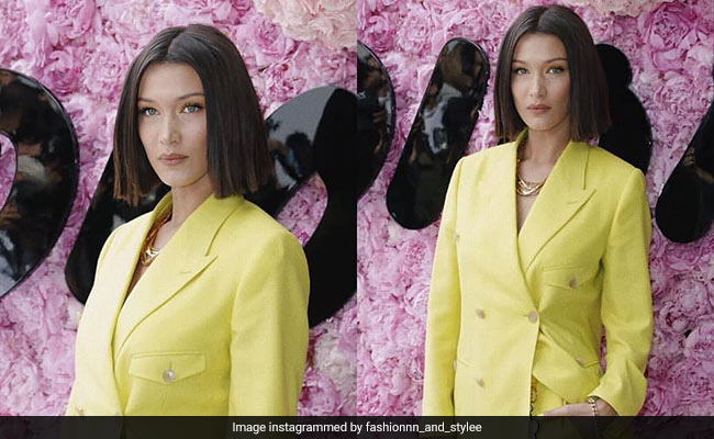 Bella Hadid's Fluorescent Number Has Just Broken Through Our Pantsuit Fatigue